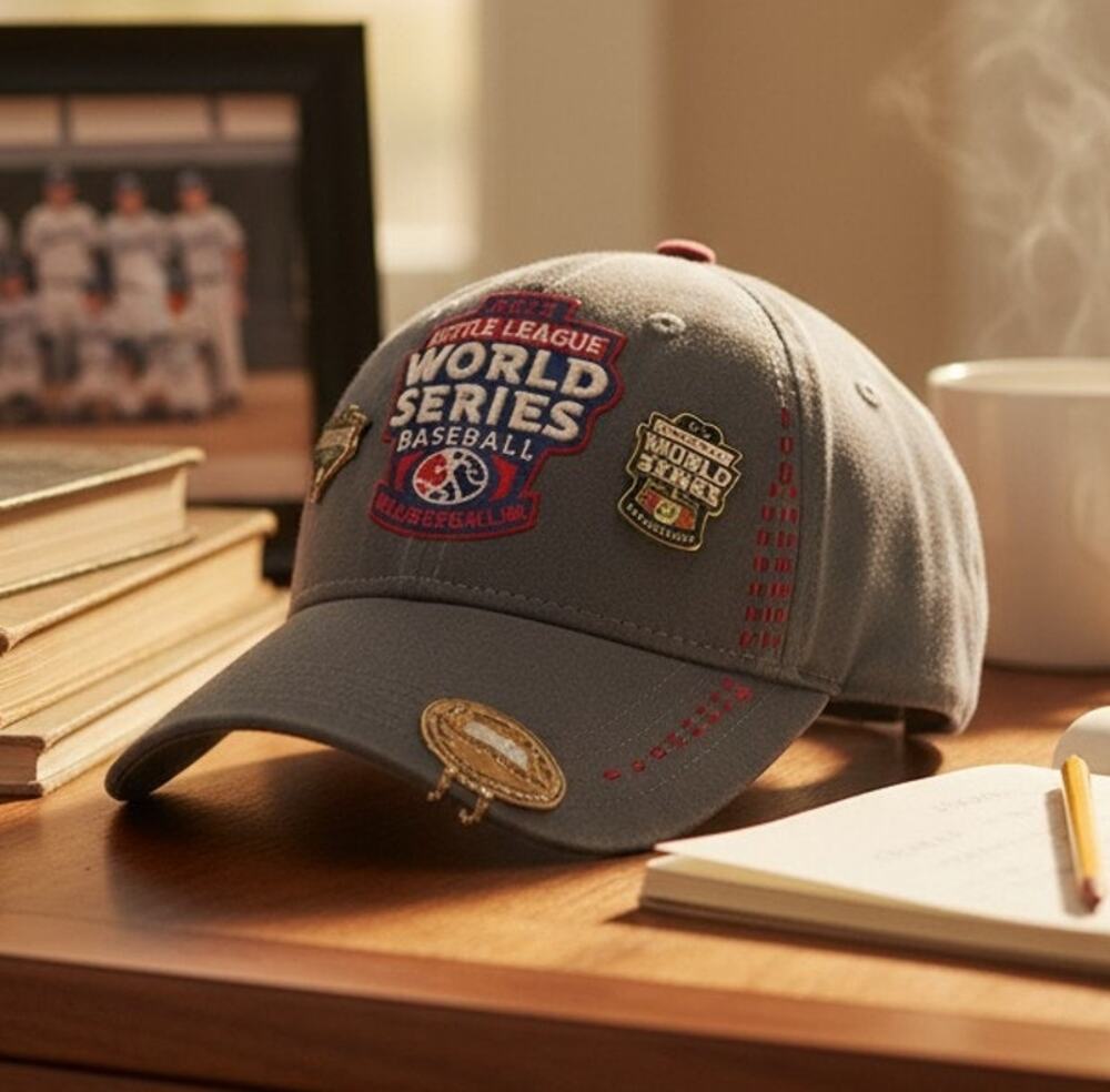2017 New Era Little League World Series LLWS Gray Hat Cap With 3 Pins